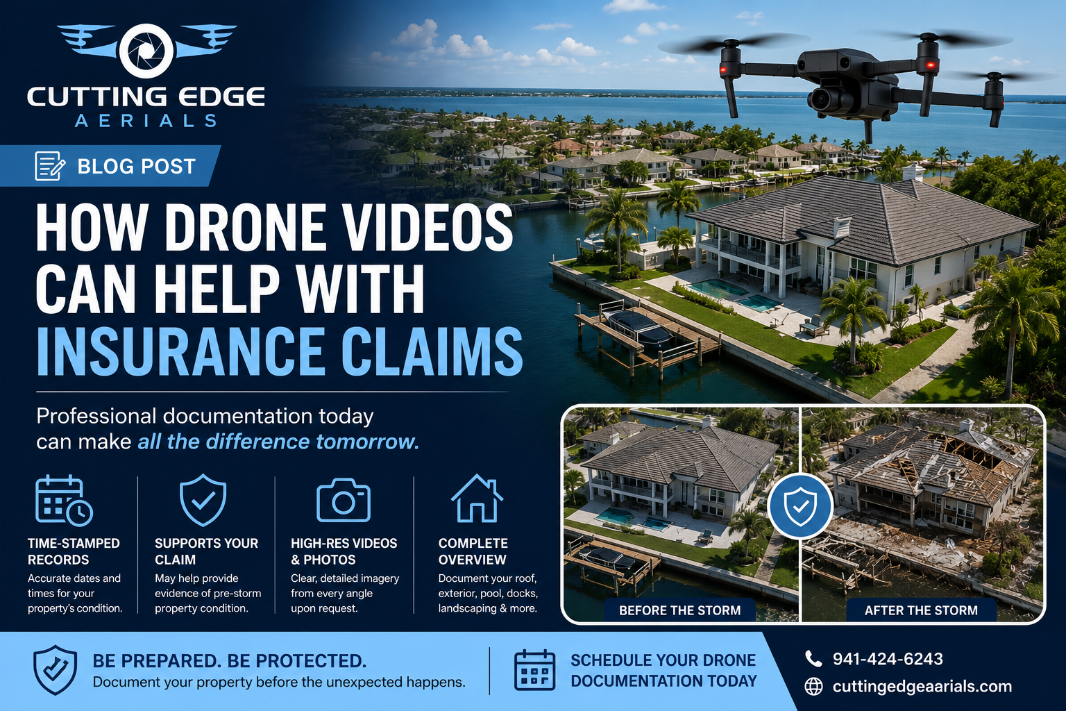 How Drone Videos Can Help with Insurance Claims